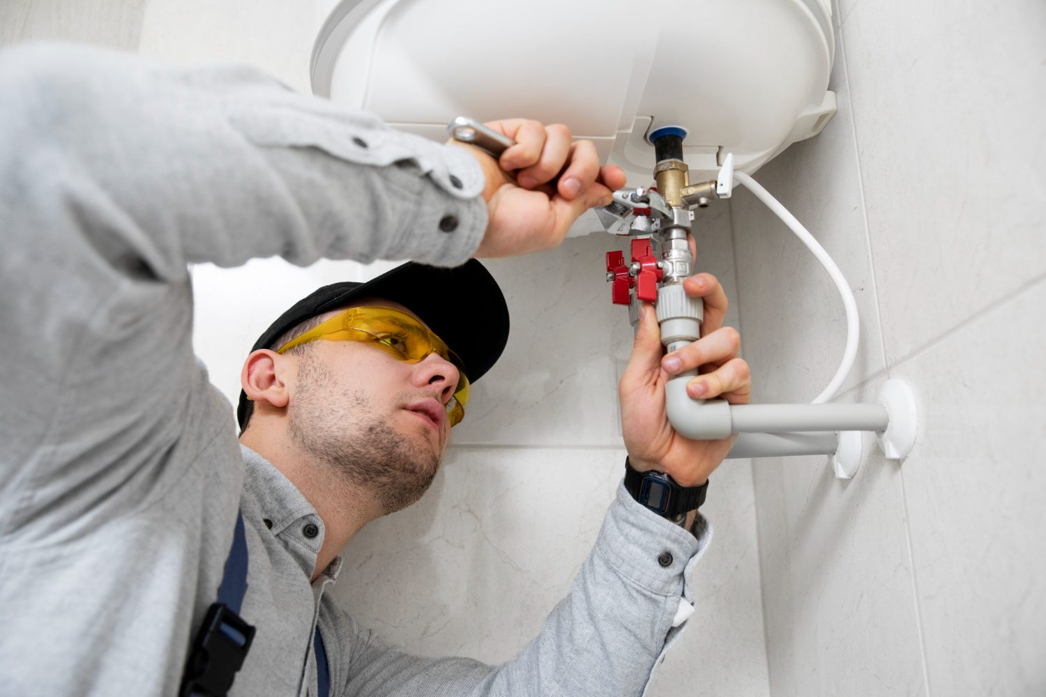 worker-repairing-water-heater worker-repairing-water-heater